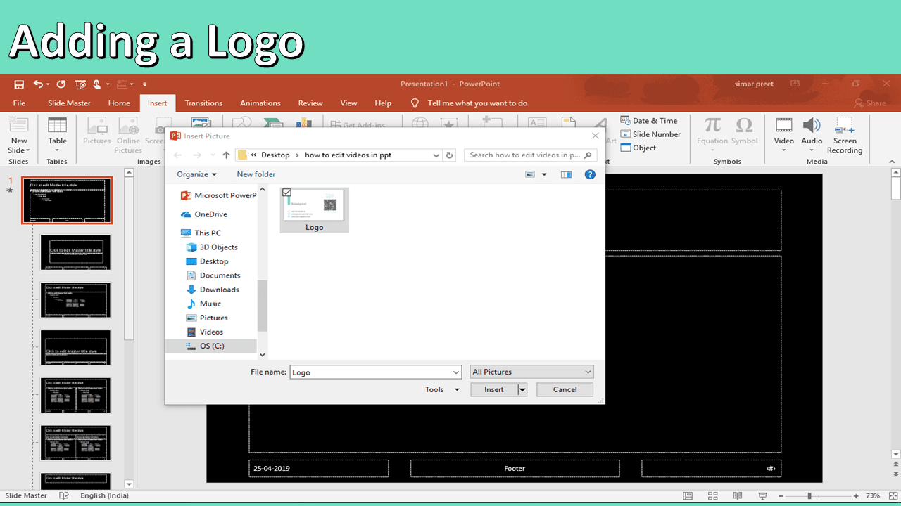 how to add audio clip in powerpoint